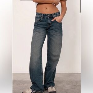 Motel Rocks Low Rise Parallel Jeans